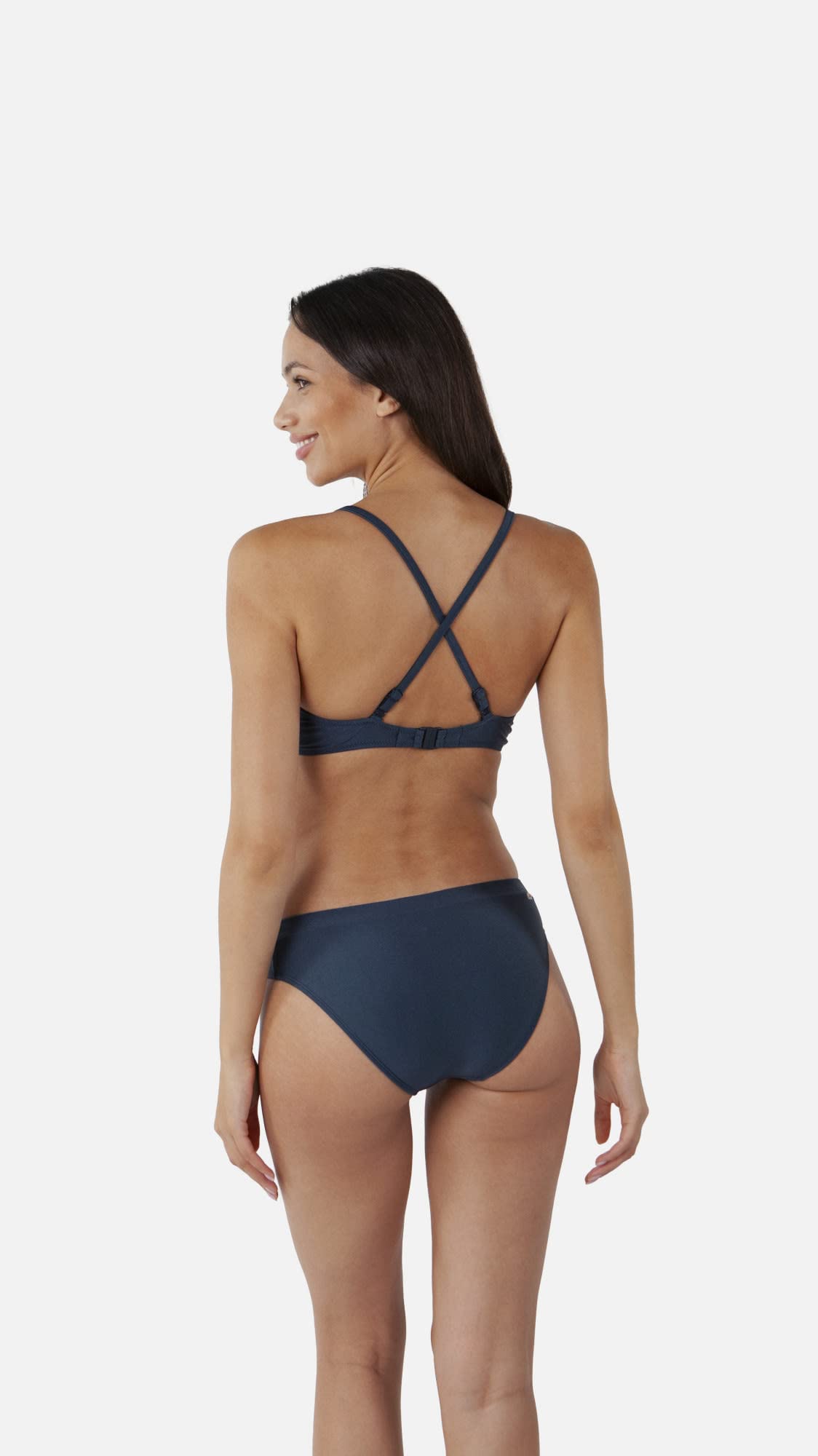 Barts Swimwear top bikini donna 40A/B navy tinta unita