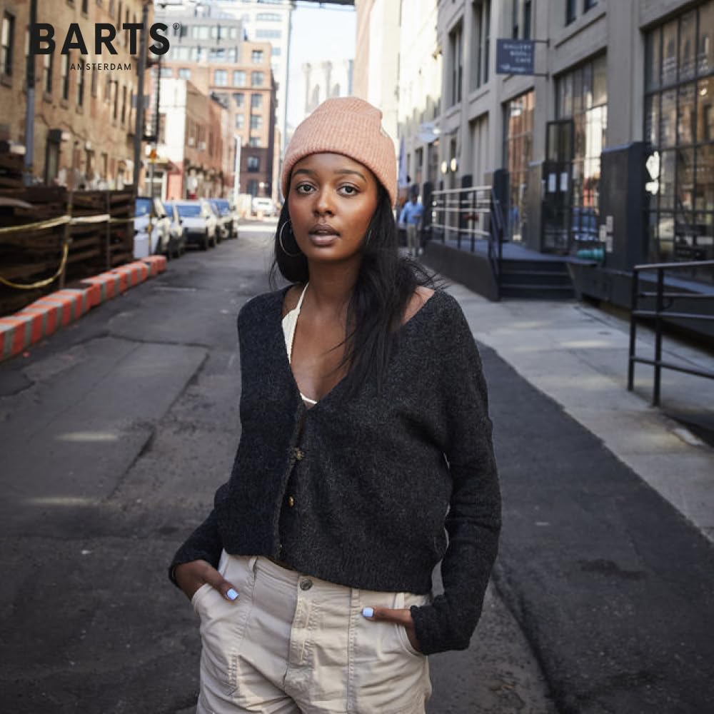 Barts Witzia Beanie berretto donna nero taglia unica coste
