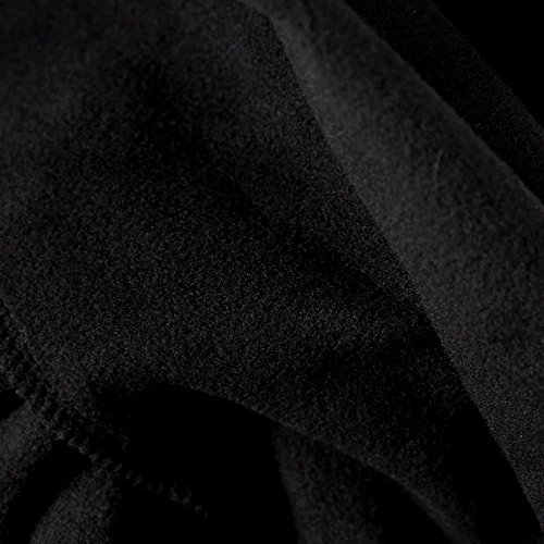 Barts Fleece Shawl set sciarpa pile nero taglia unica