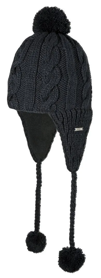 Barts Pompompom Berretto Donna Nero Taglia Unica con Pon Pon