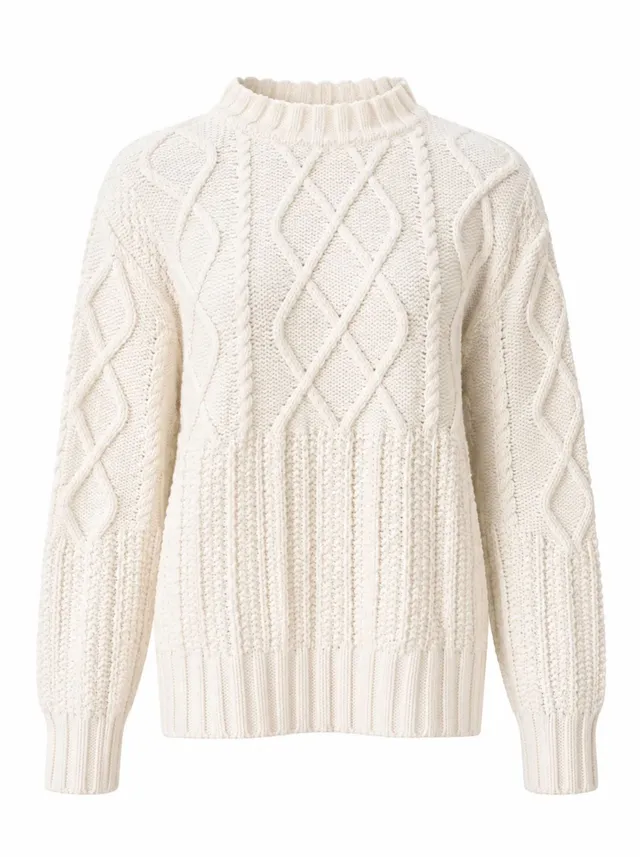Pipolaki Pulls Pull Pipolaki maglione uomo bianco jacquard