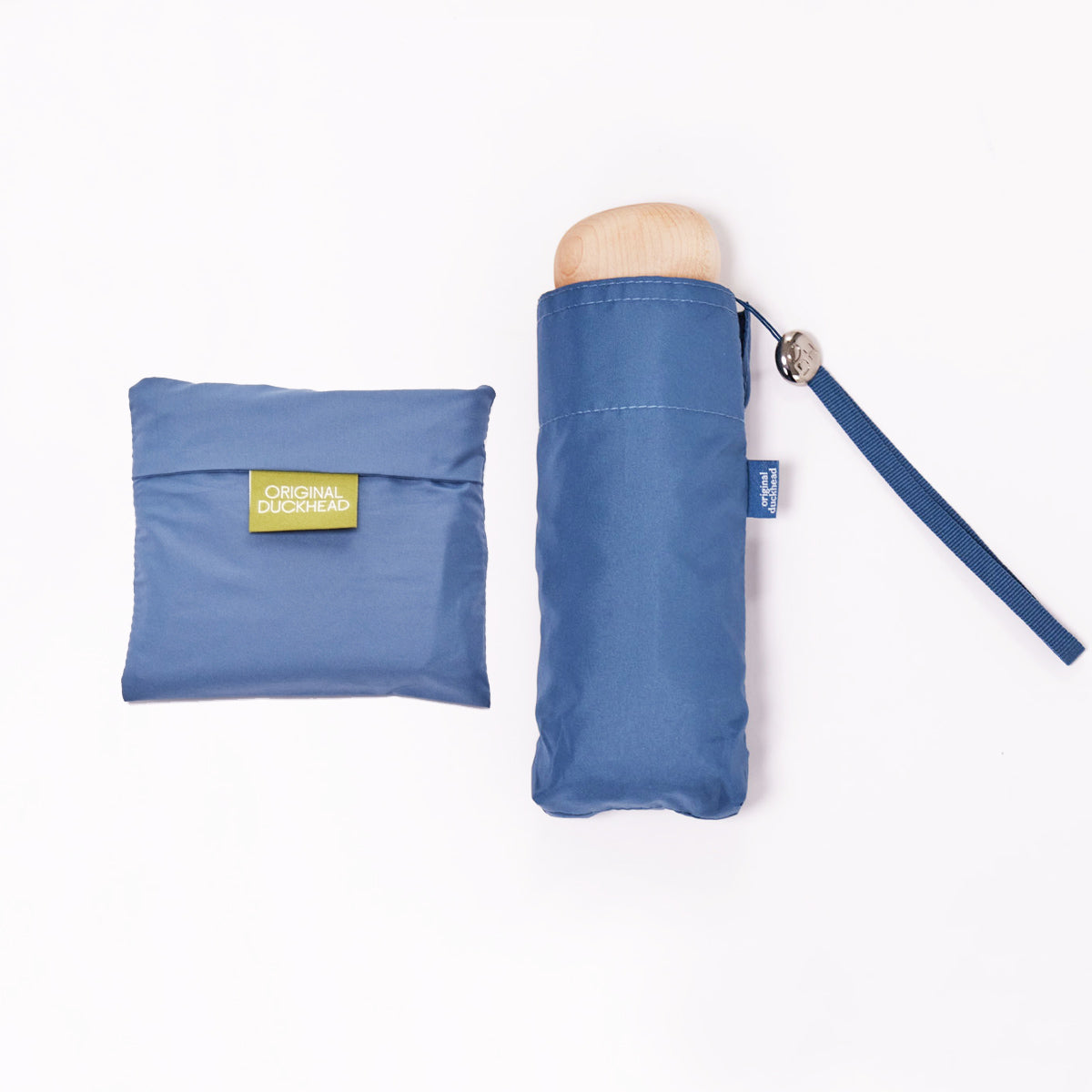 Original Duckhead Rainy day sets Cowboy Blue Bundle set mini ombrello