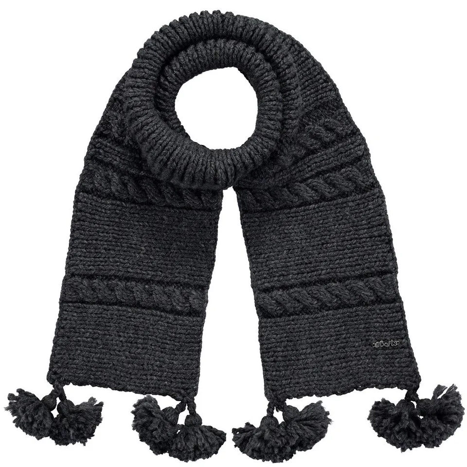 Barts Claire Scarf sciarpa bimba intrecciata con nappine