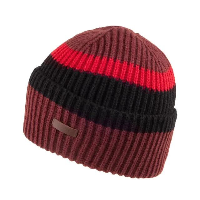 Barts Beanies berretto uomo bordeaux taglia unica maglia