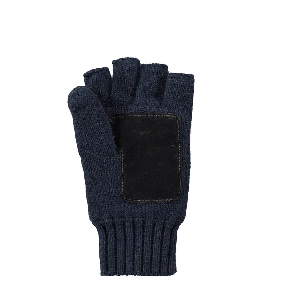 Barts Haakon guanti uomo blu navy lana taglia S-M