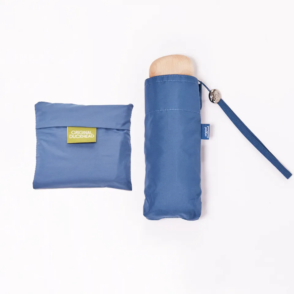 Original Duckhead Rainy day sets Cowboy Blue Bundle set mini ombrello