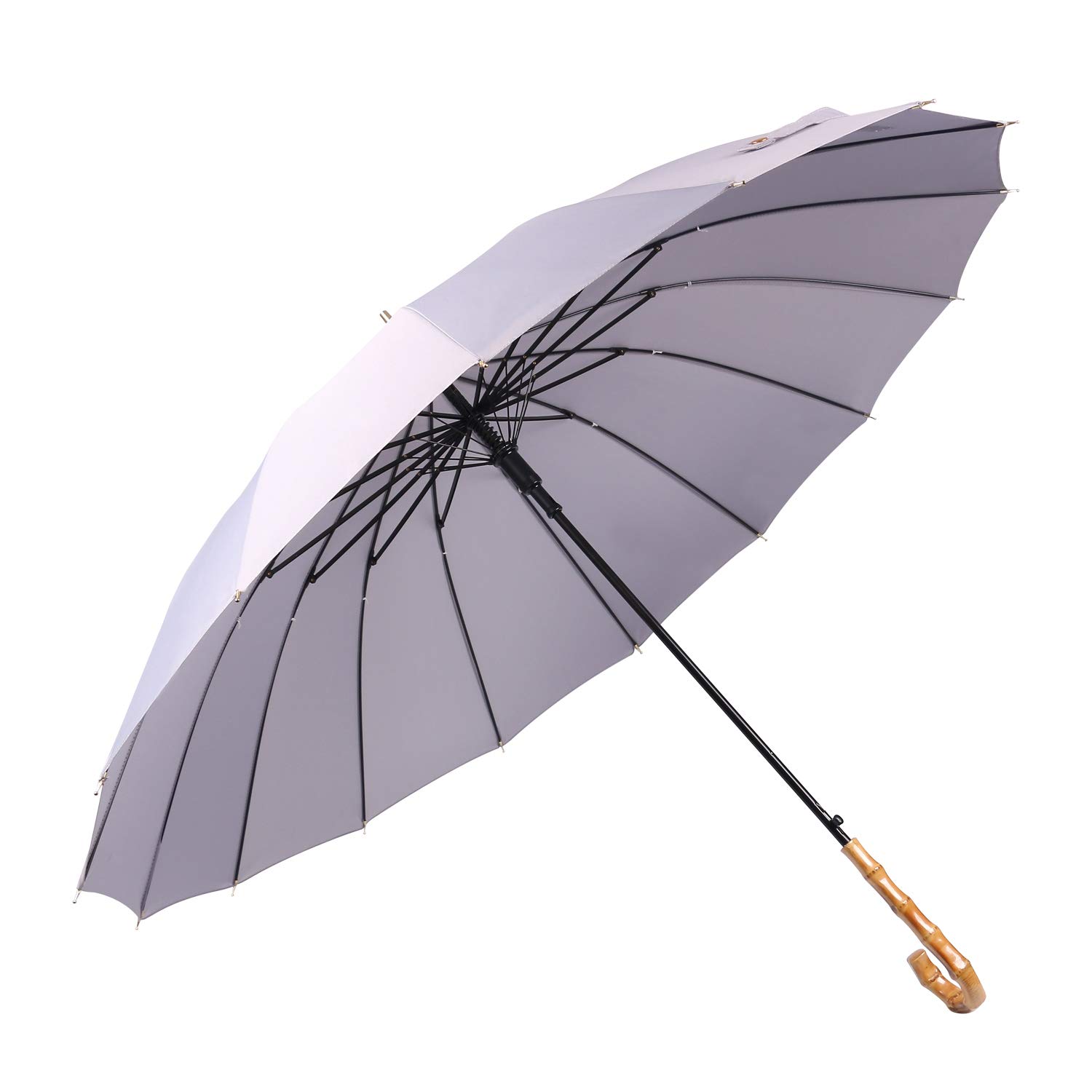 ThreeH KS08 Ombrello Bianco Automatico Antivento