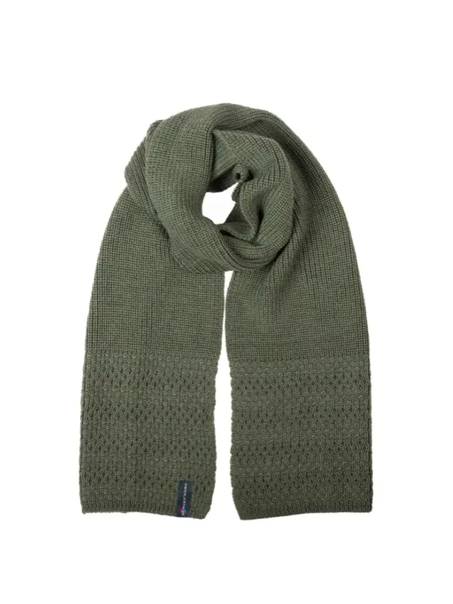 Pipolaki Pia sciarpa verde in lana unisex