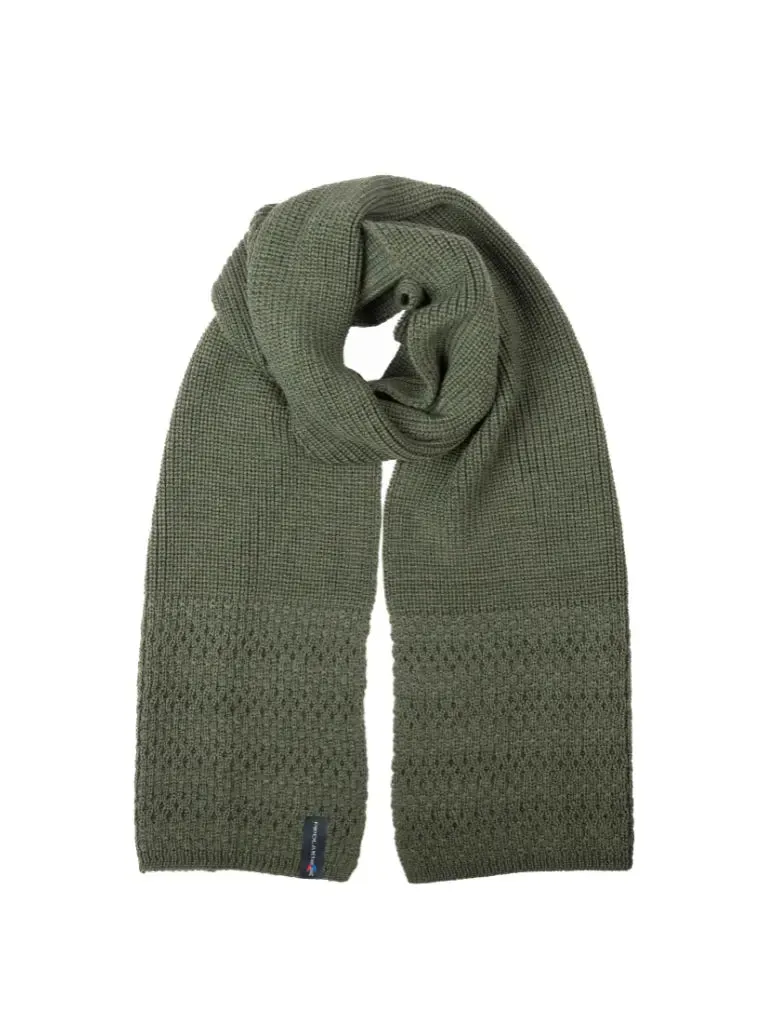 Pipolaki Pia sciarpa verde in lana unisex