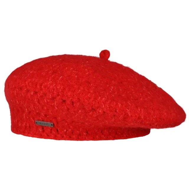 Barts Chrostelle basco donna rosso lana
