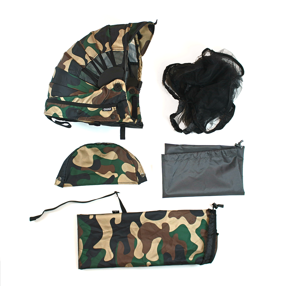 Oxaz Pack Extreme cappuccio antipioggia kit zaino completo