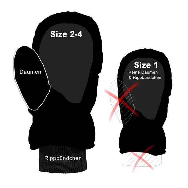 Barts Gloves Guanti Bambino Marrone Taglia 4 Antiscivolo