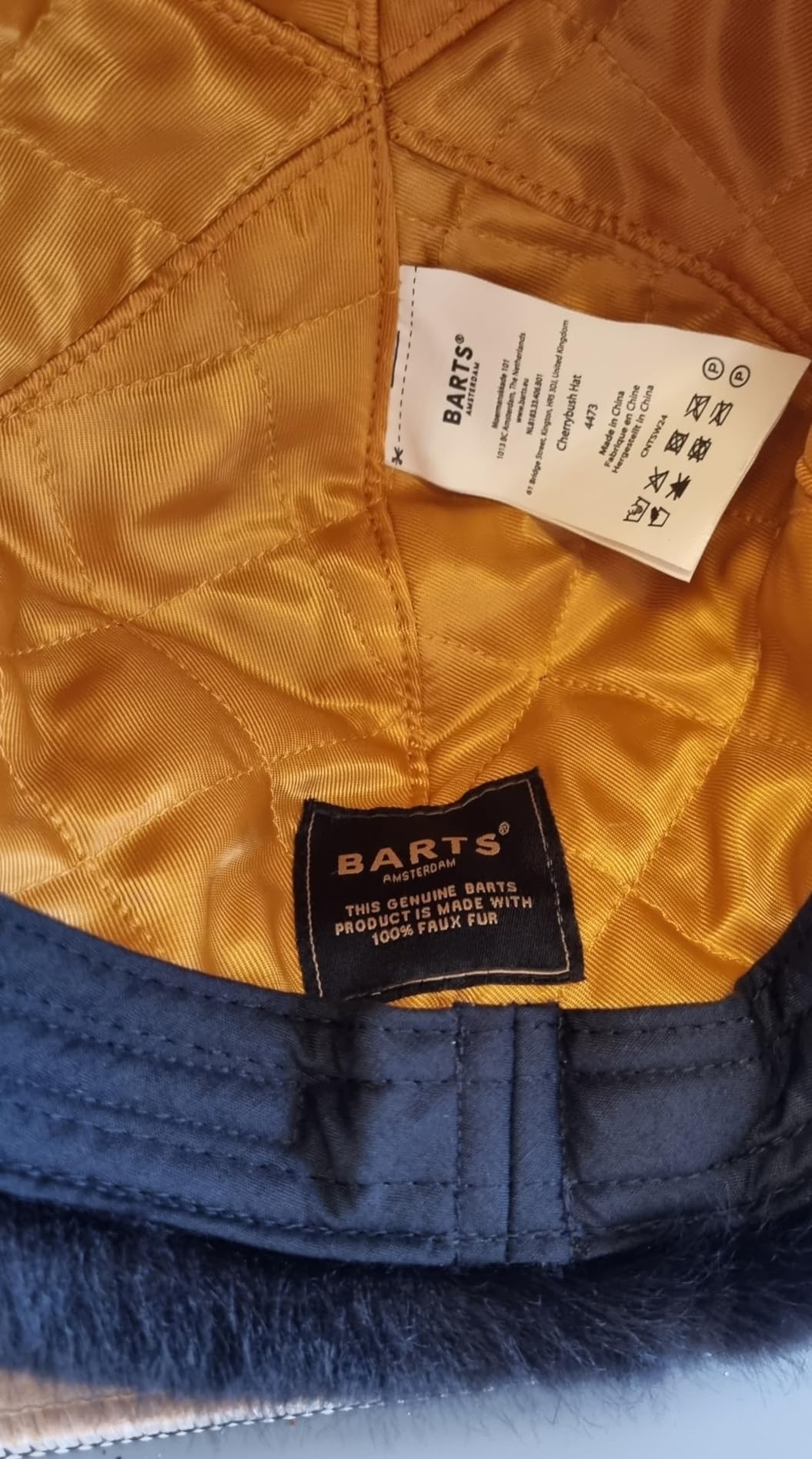 Barts Cherrybush Cappello Donna Avorio in Pelliccia Sintetica