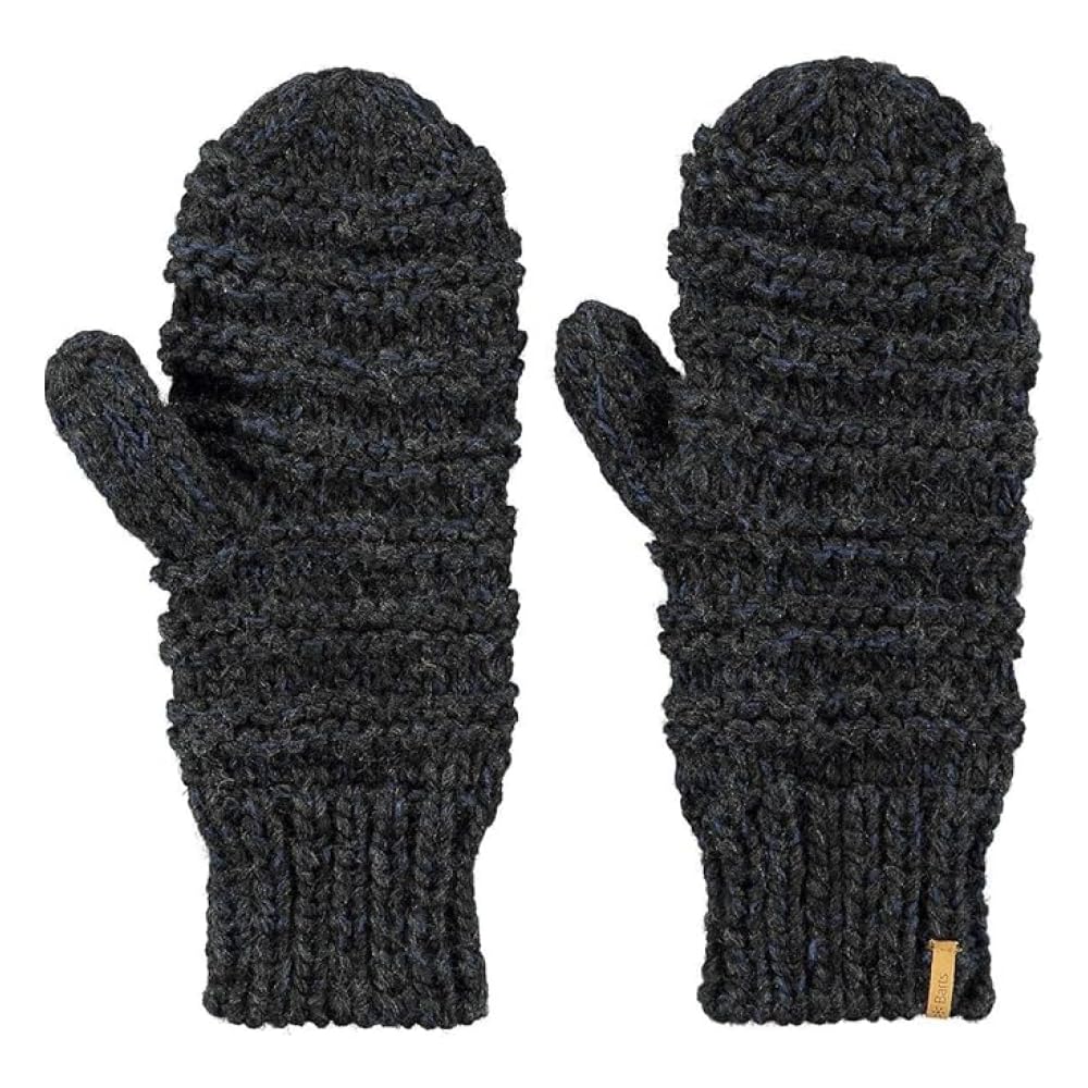 Barts Jasmin Mitts guanti donna grigi lana taglia unica