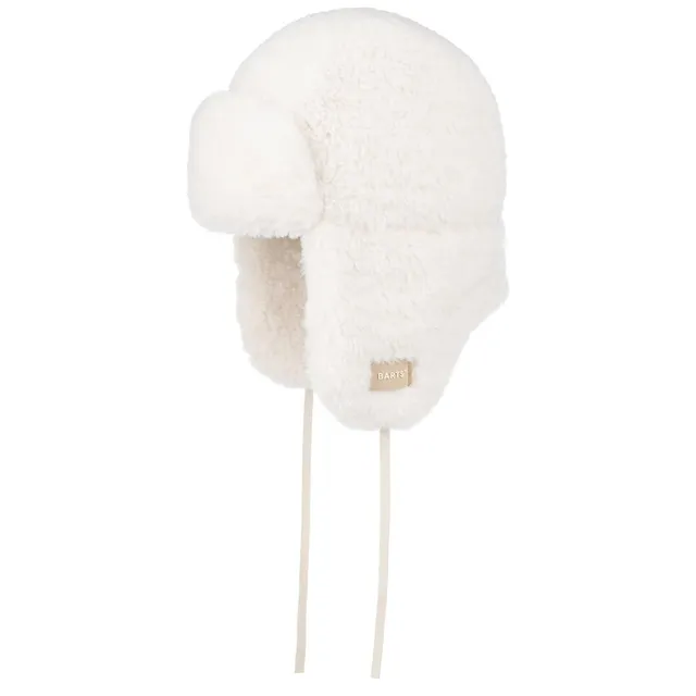 Barts Bantota Teddy cappello aviatore bianco crema paraorecchie