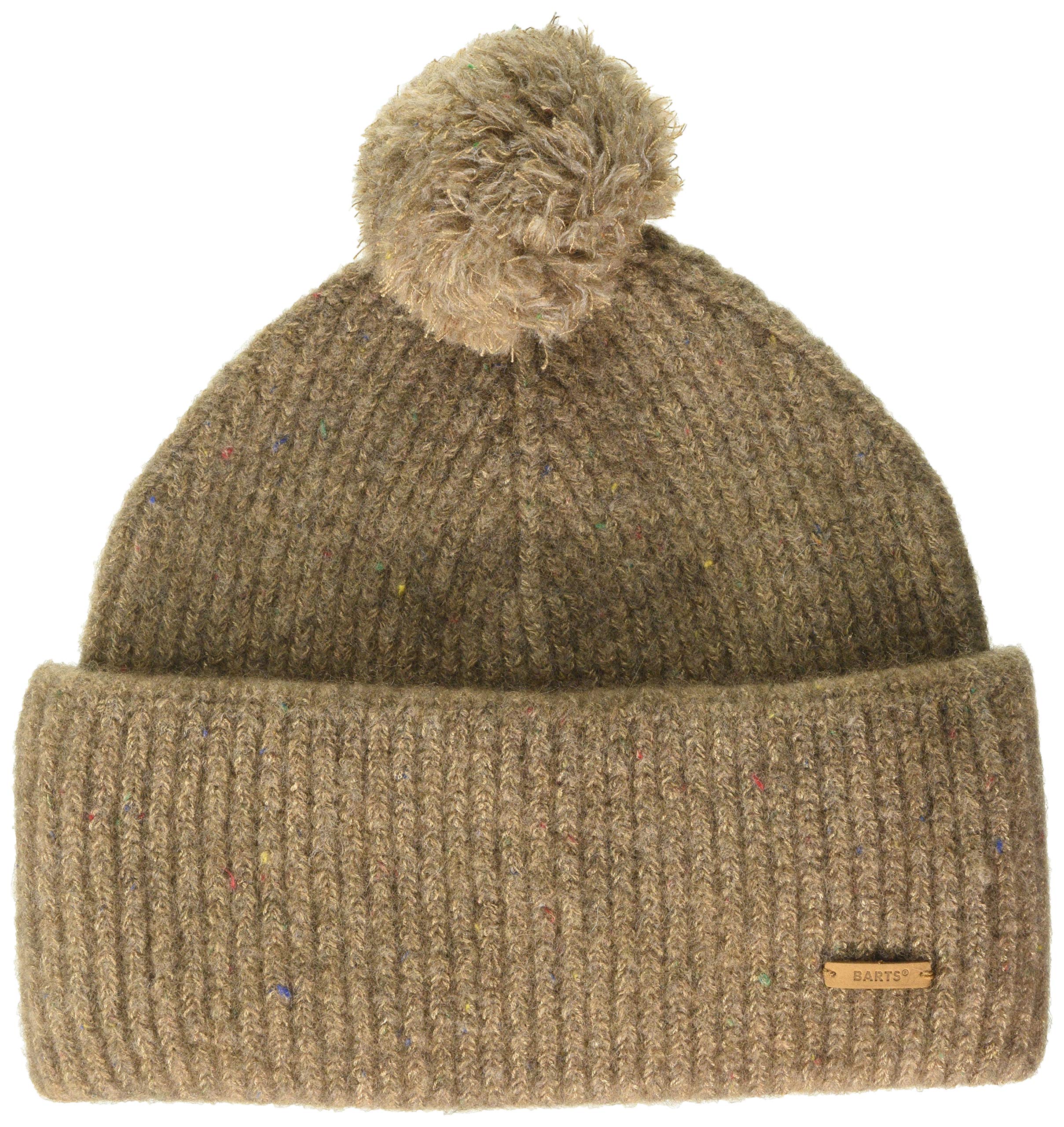 Barts Neluma Berretto Donna Grigio con Pompon Lana Yak