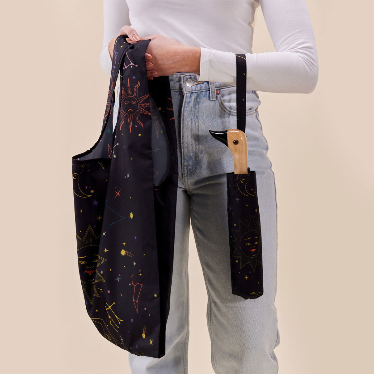 Original Duckhead Zodiac set ombrello antipioggia + shopper