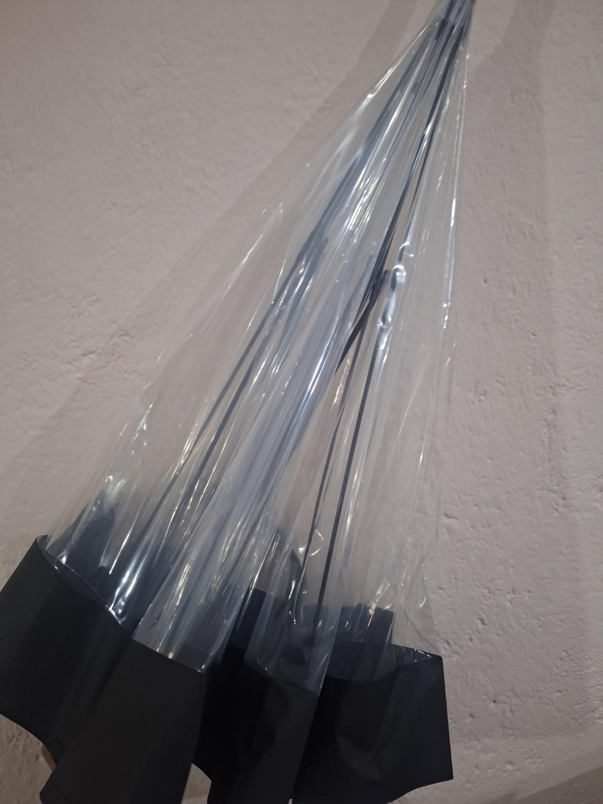 ThreeH Umbrellas grigio ombrello adulto trasparente automatico