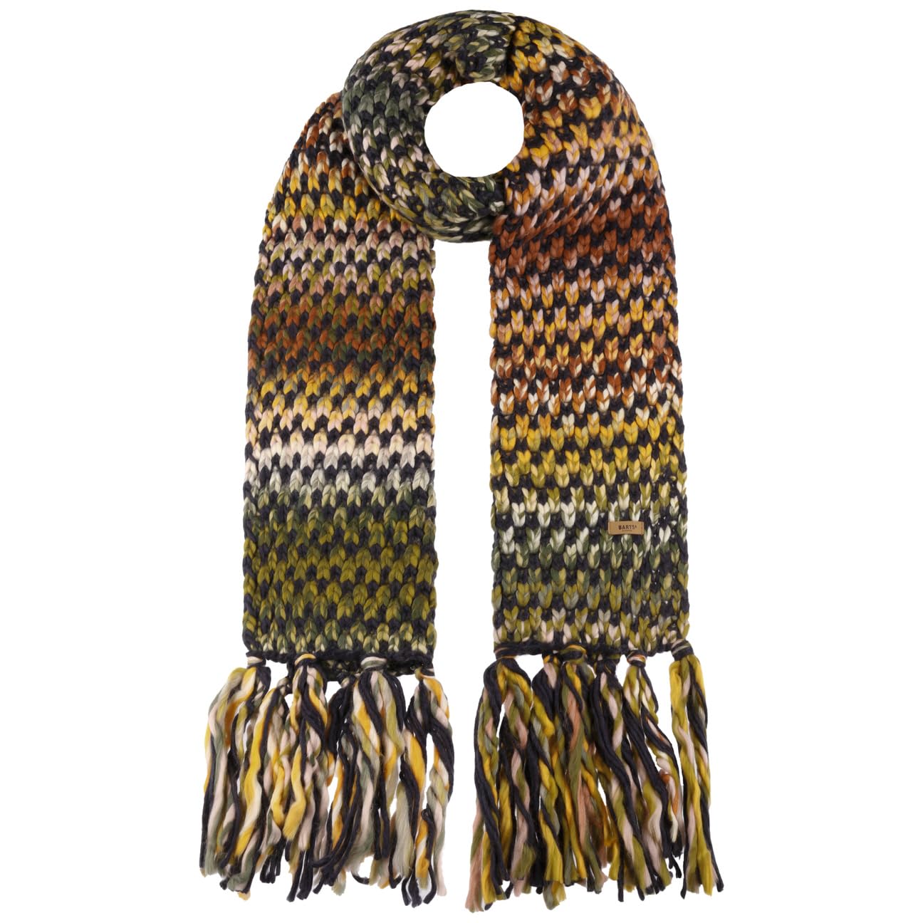 Barts Nicole Sciarpa Donna Blu Morbida con Nappe