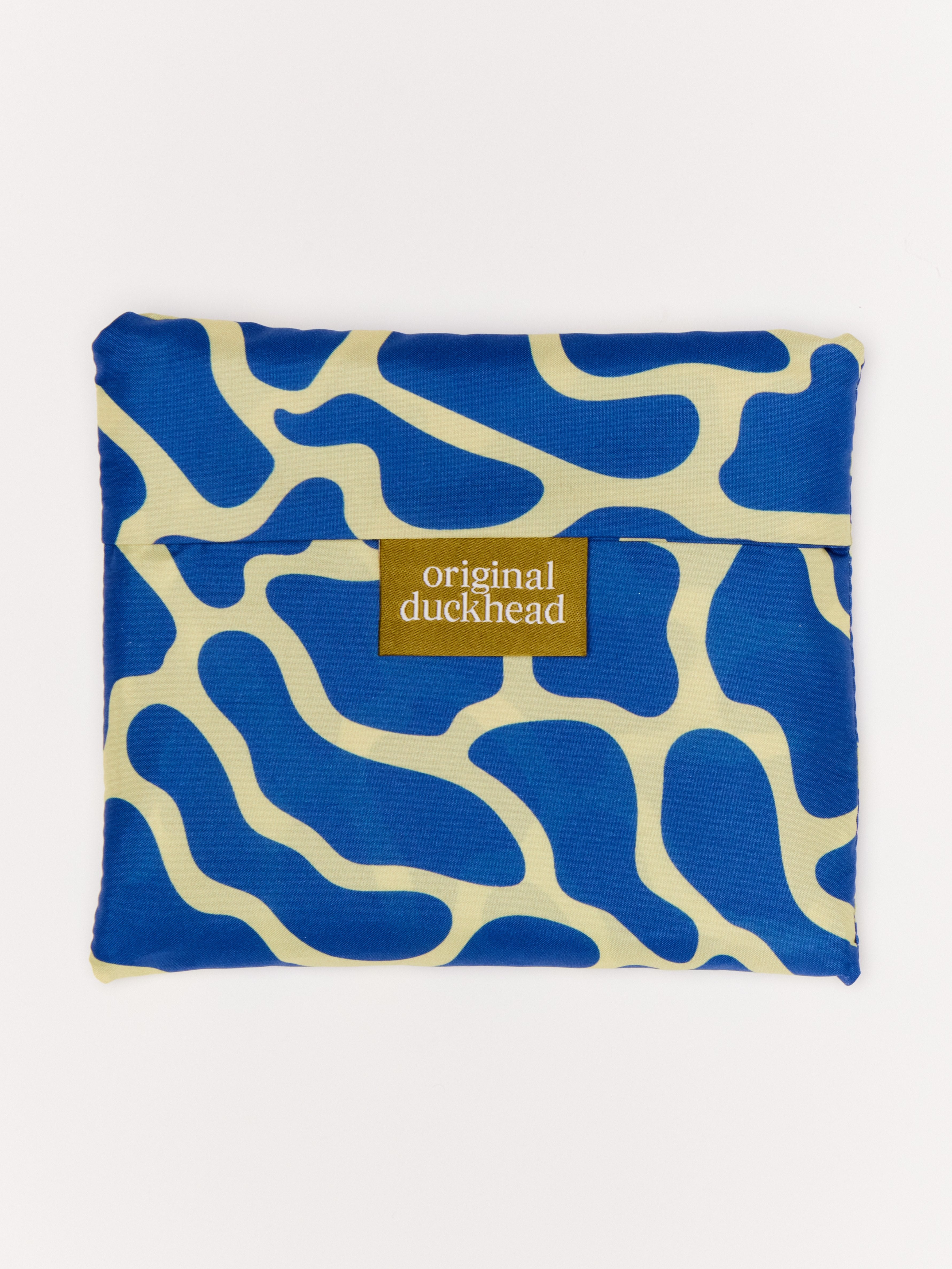 Original Duckhead Extra Bag borsa riutilizzabile blue ripples