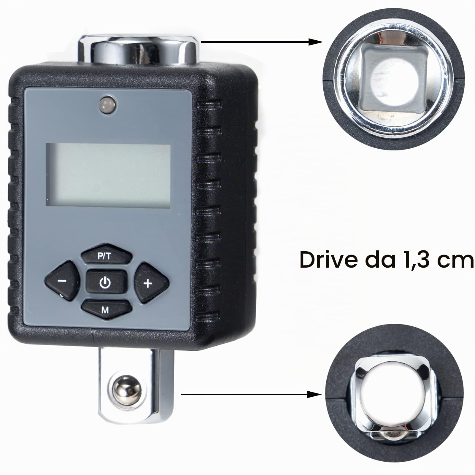 ThreeH 2-200 Nm adattatore coppia digitale 1/2" LED