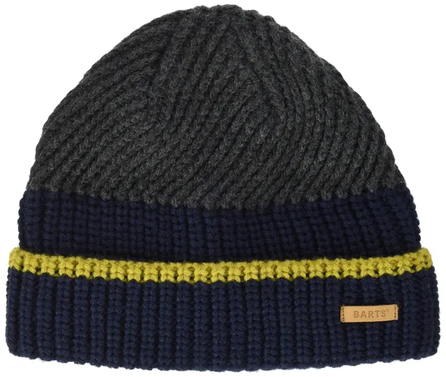 Barts Macky Beanie berretto bambino giallo maglia grossa