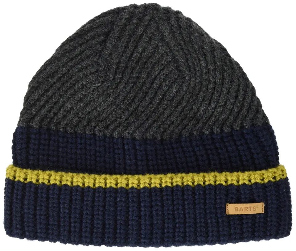 Barts Macky Beanie berretto bambino giallo maglia grossa