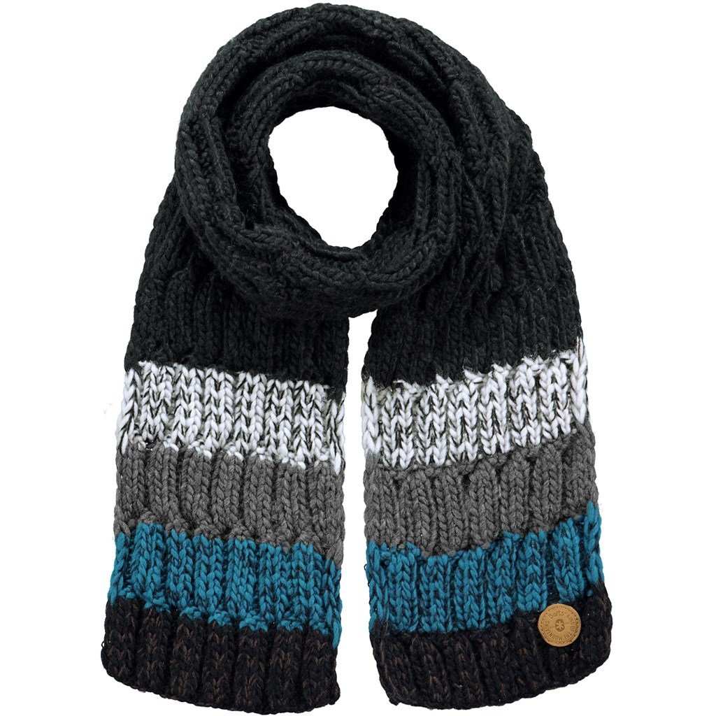 Barts Wilhelm Sciarpa Bimbo Maglia a Trecce Multicolore