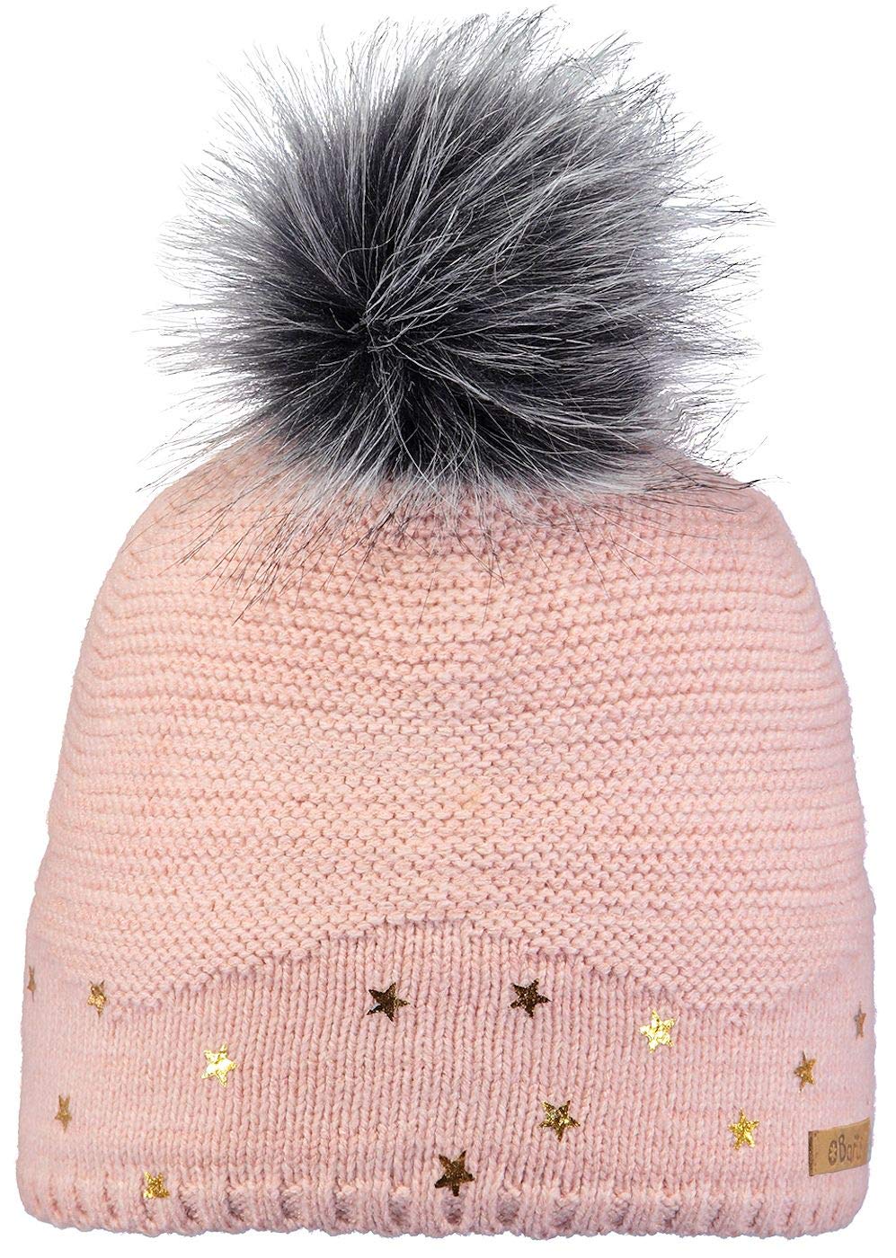 Barts Nerida Berretto Bimbo Grigio Pompon Pile