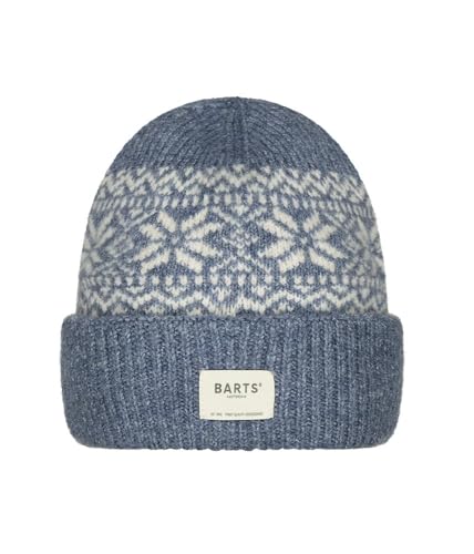Barts Negomba beanie berretto donna blu con risvolto