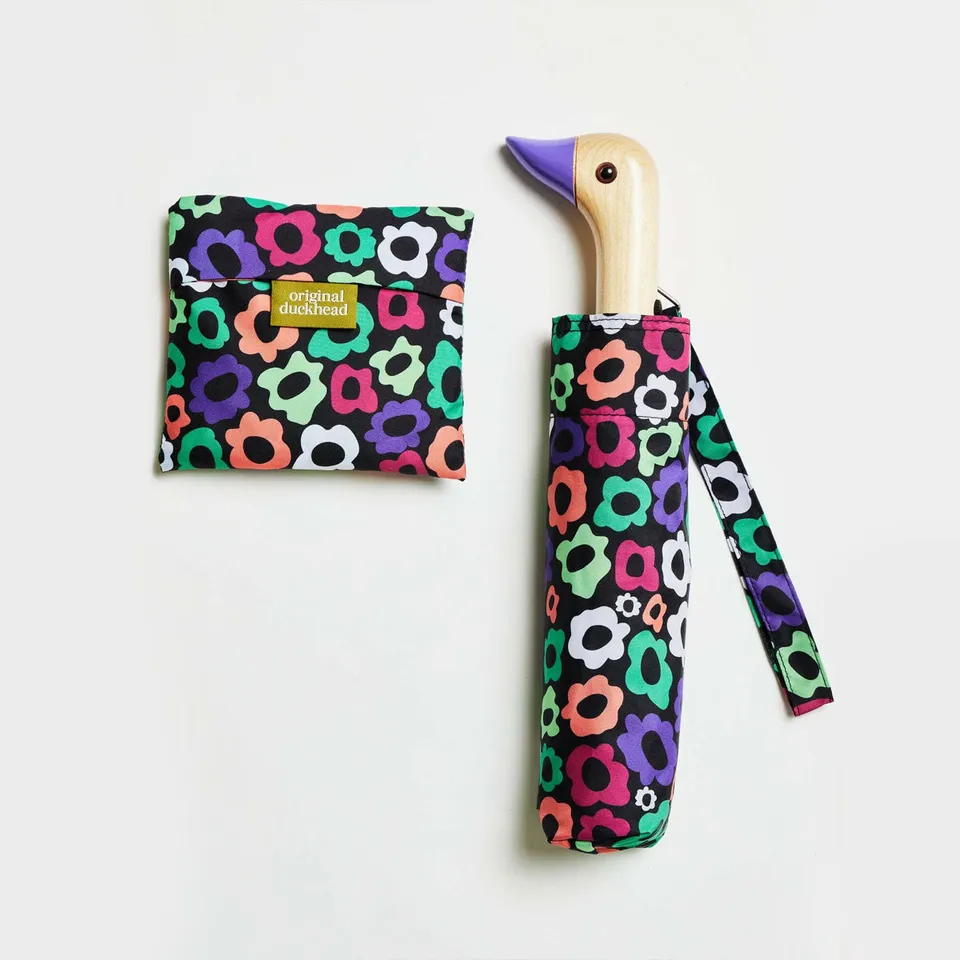 Original Duckhead Flower Maze set ombrello e shopper fiori riciclato