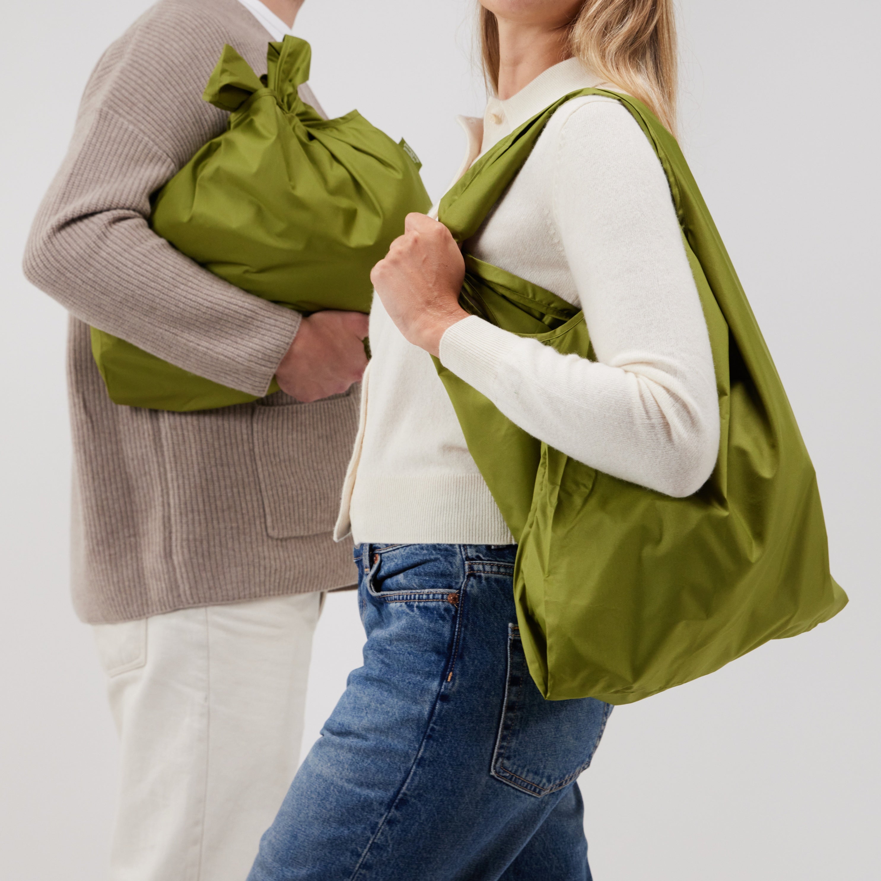 Original Duckhead Reusable Tote Bags Borsa Olive Verde Riciclata
