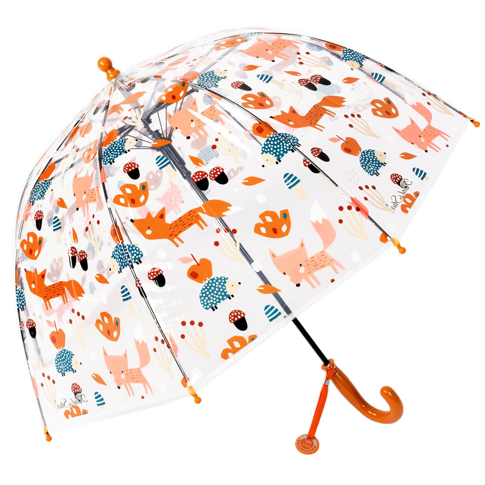 ThreeH Ombrello Bambini Rosa Trasparente Automatico 70 cm