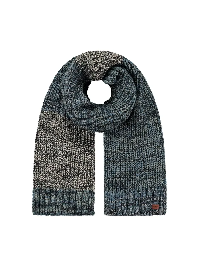 Barts Akotan sciarpa a maglia grossa blu inverno