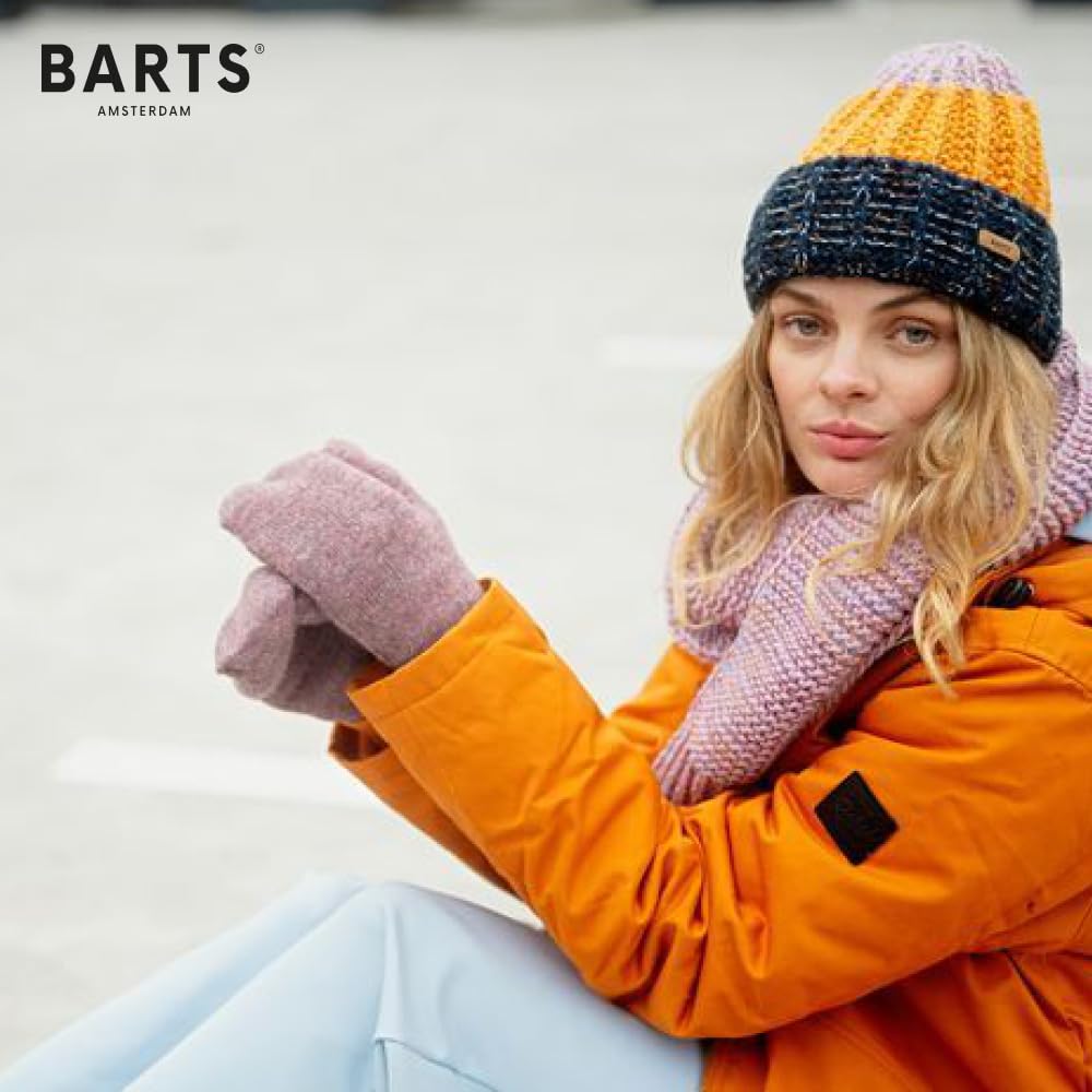 Barts Witzia guanti invernali donna grigio heather grey caldi
