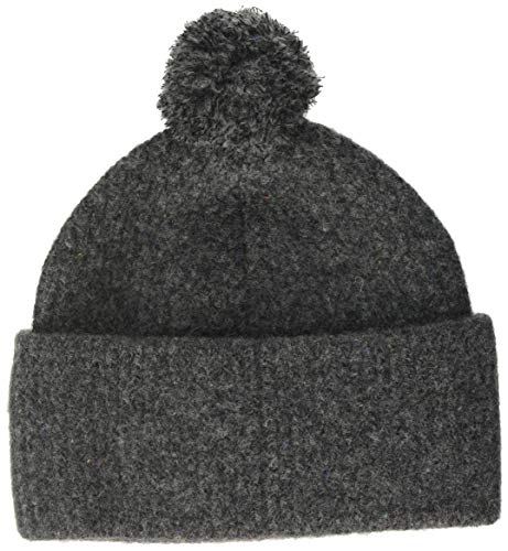 Barts Neluma Berretto Donna Grigio con Pompon Lana Yak