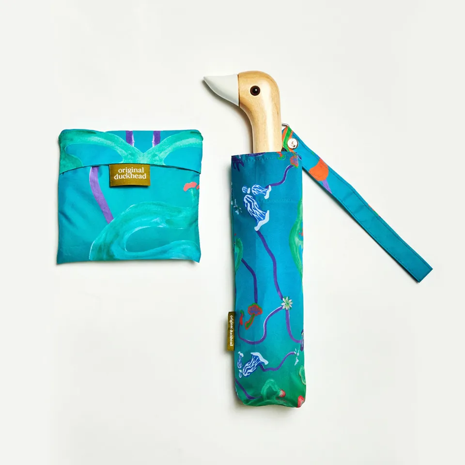 Original Duckhead Rainy Day Sets Aqua Fungi Bundle ombrello