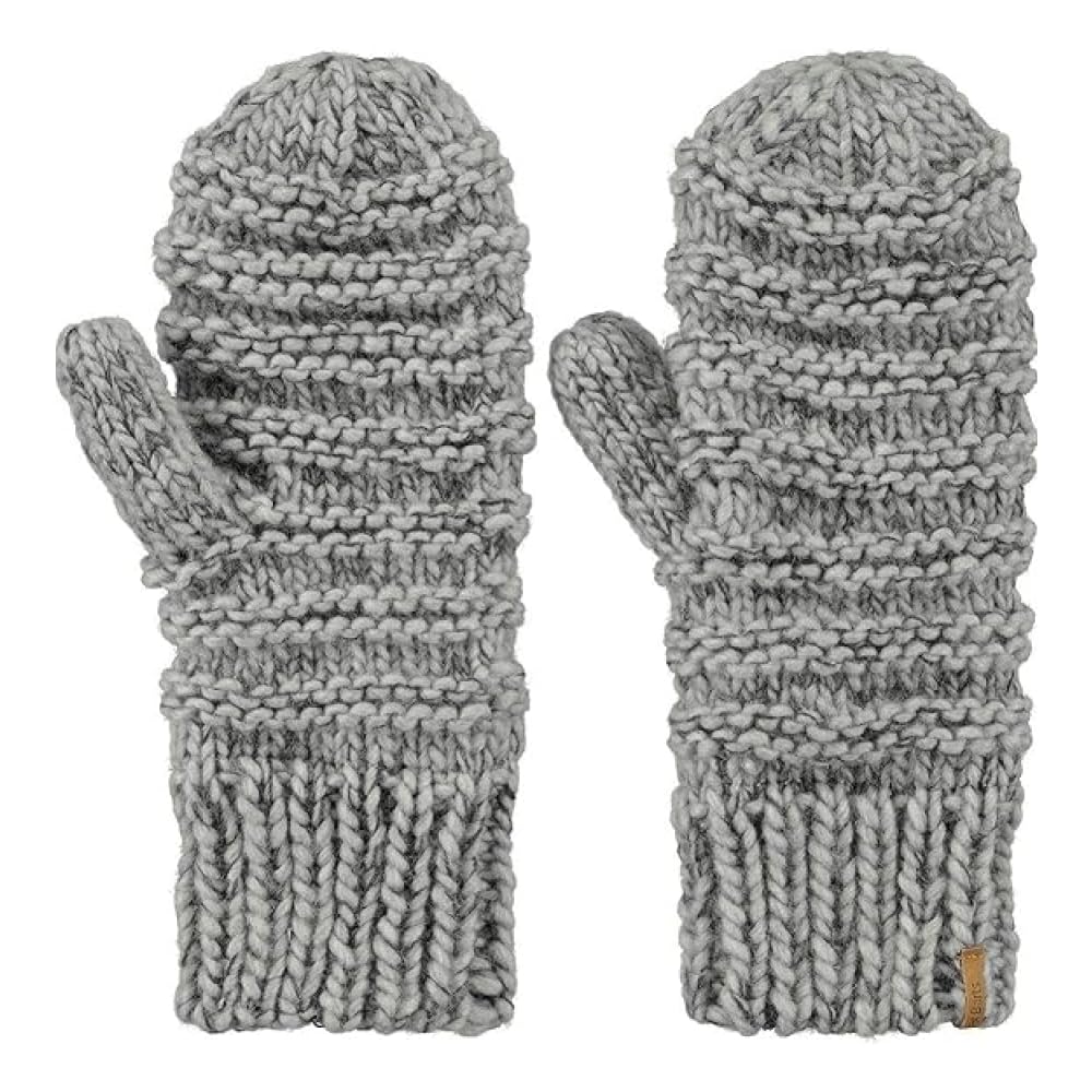 Barts Jasmin Mitts guanti donna grigi lana taglia unica