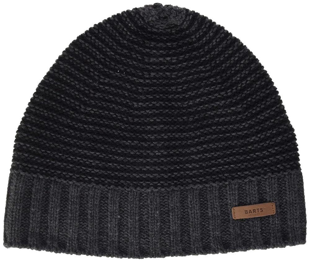 Barts Beanies David Berretto Uomo Coste Fodera Pile