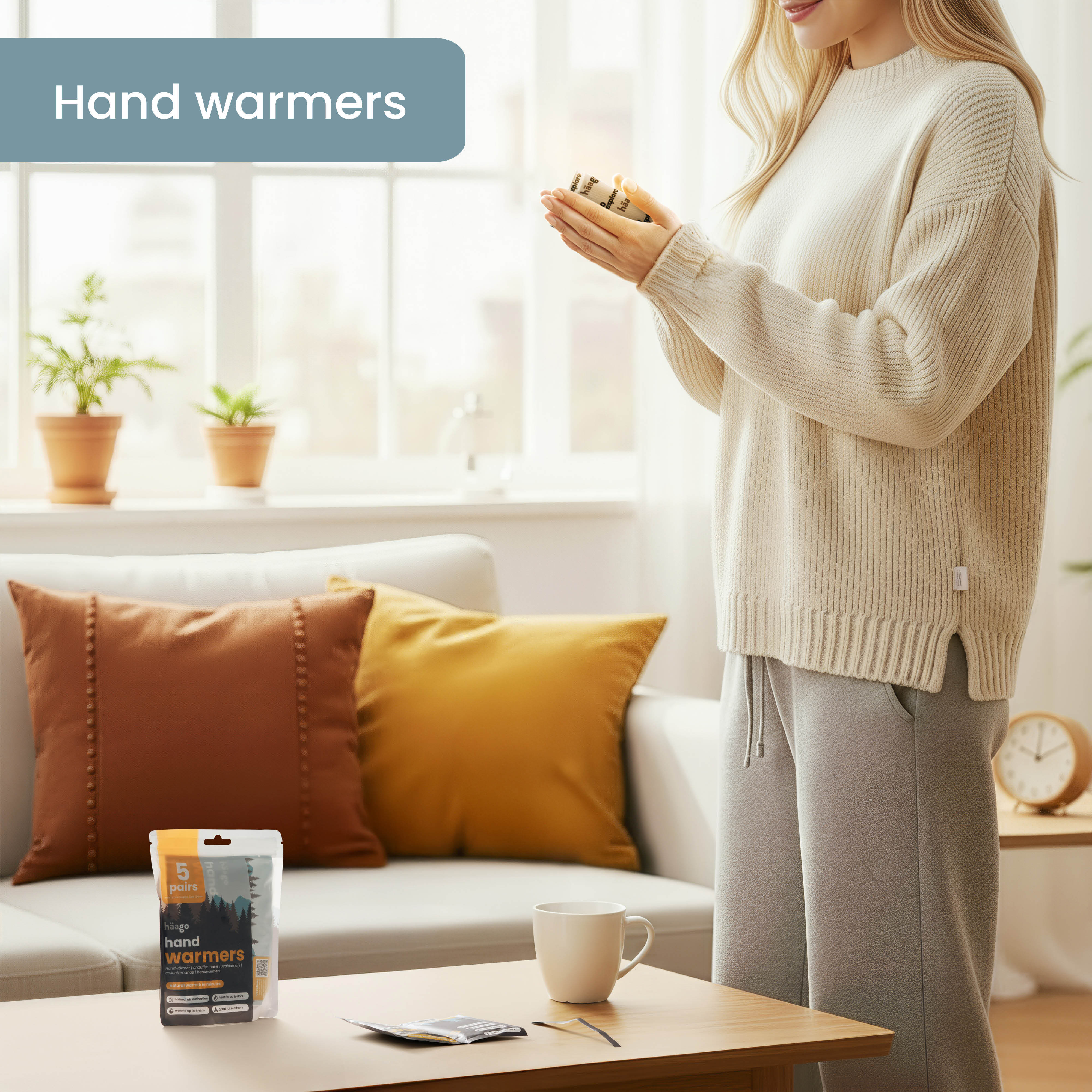 haago Hand Warmers scaldamani monouso 5 pezzi 10 ore
