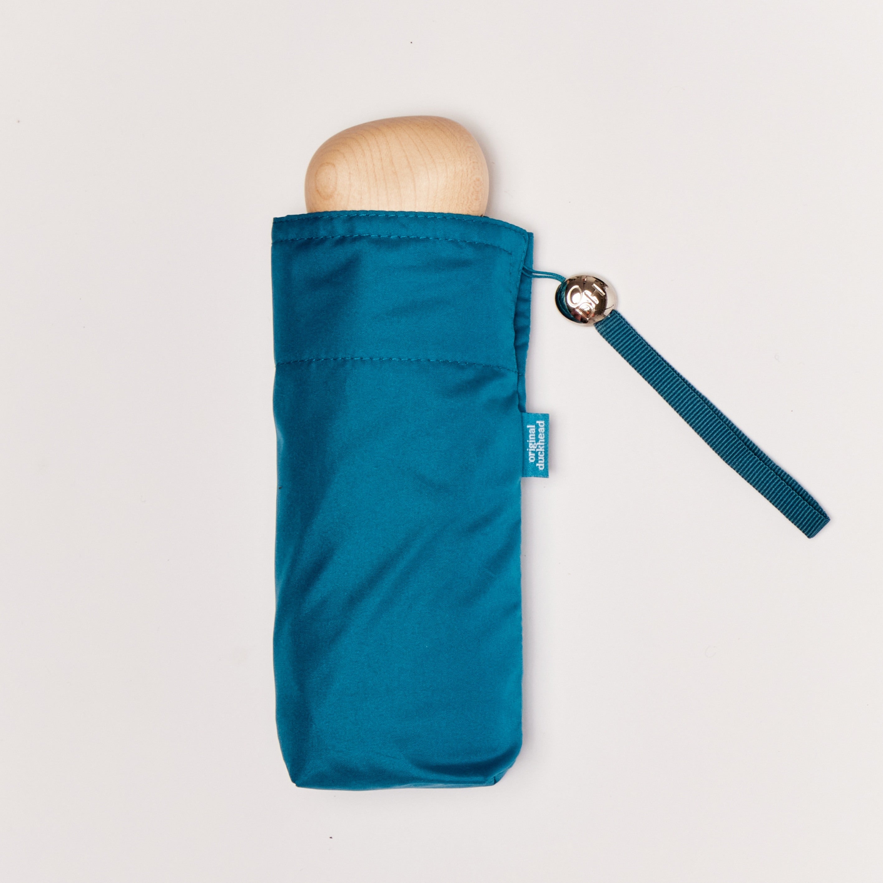 Original Duckhead Mini ombrello teal riciclato leggero
