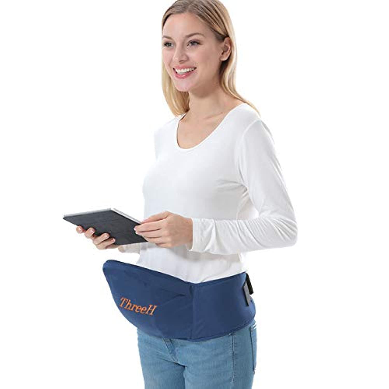 ThreeH BC10 Marsupio Anca Bambino Blu con Seduta