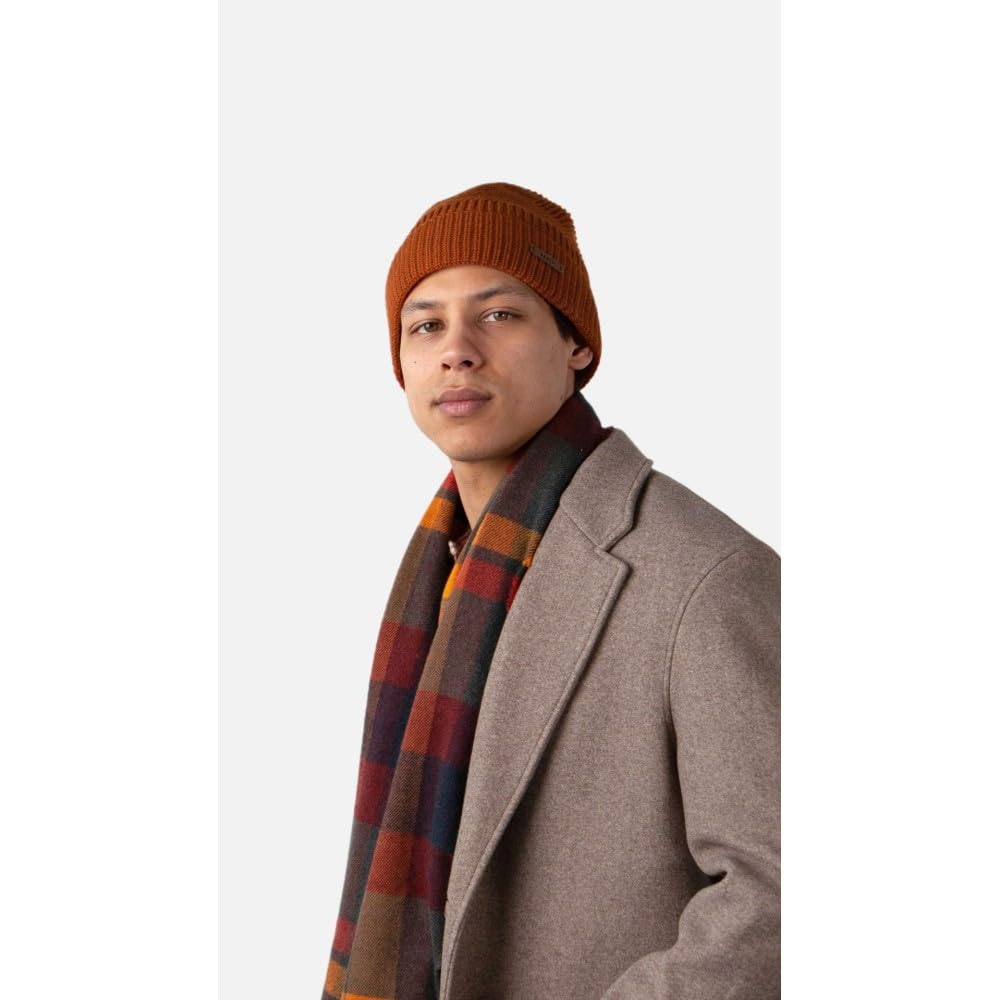 Barts Ykam Berretto Uomo Ruggine Rust Invernale