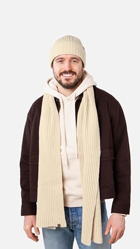 Barts Wyon Berretto Ecru Beige Stretch Autunno Inverno