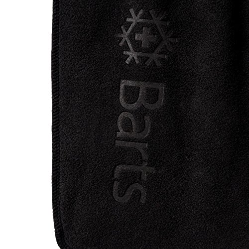 Barts Fleece Shawl set sciarpa pile nero taglia unica