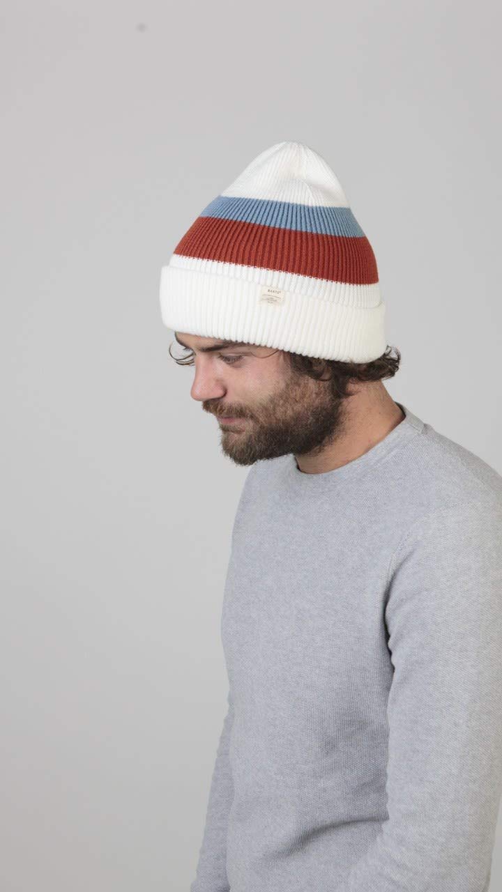 Barts Cowie Beanie berretto unisex a righe acrilico