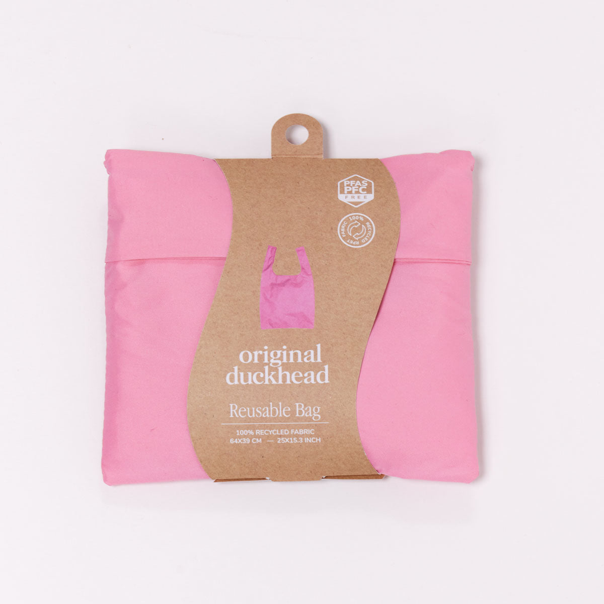 Original Duckhead Reusable Tote Bags Borsa Fraise Rosa Riciclata