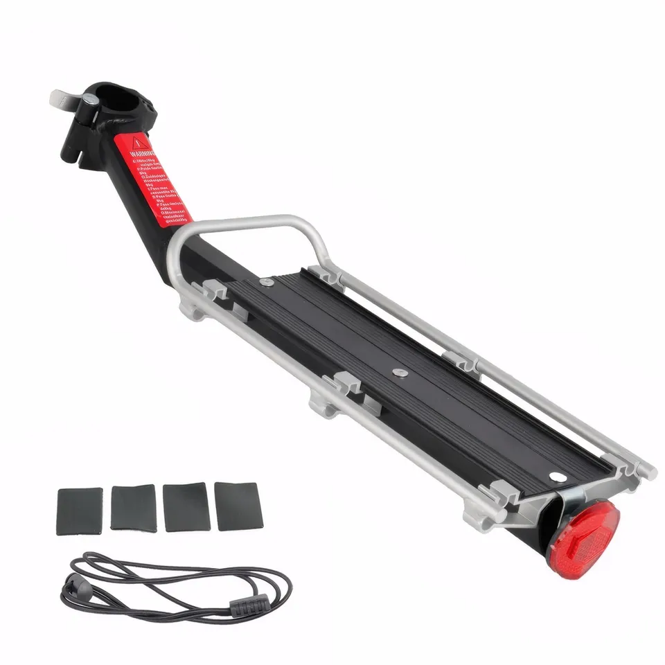 ThreeH Portapacchi bici posteriore alluminio 9 kg sgancio rapido