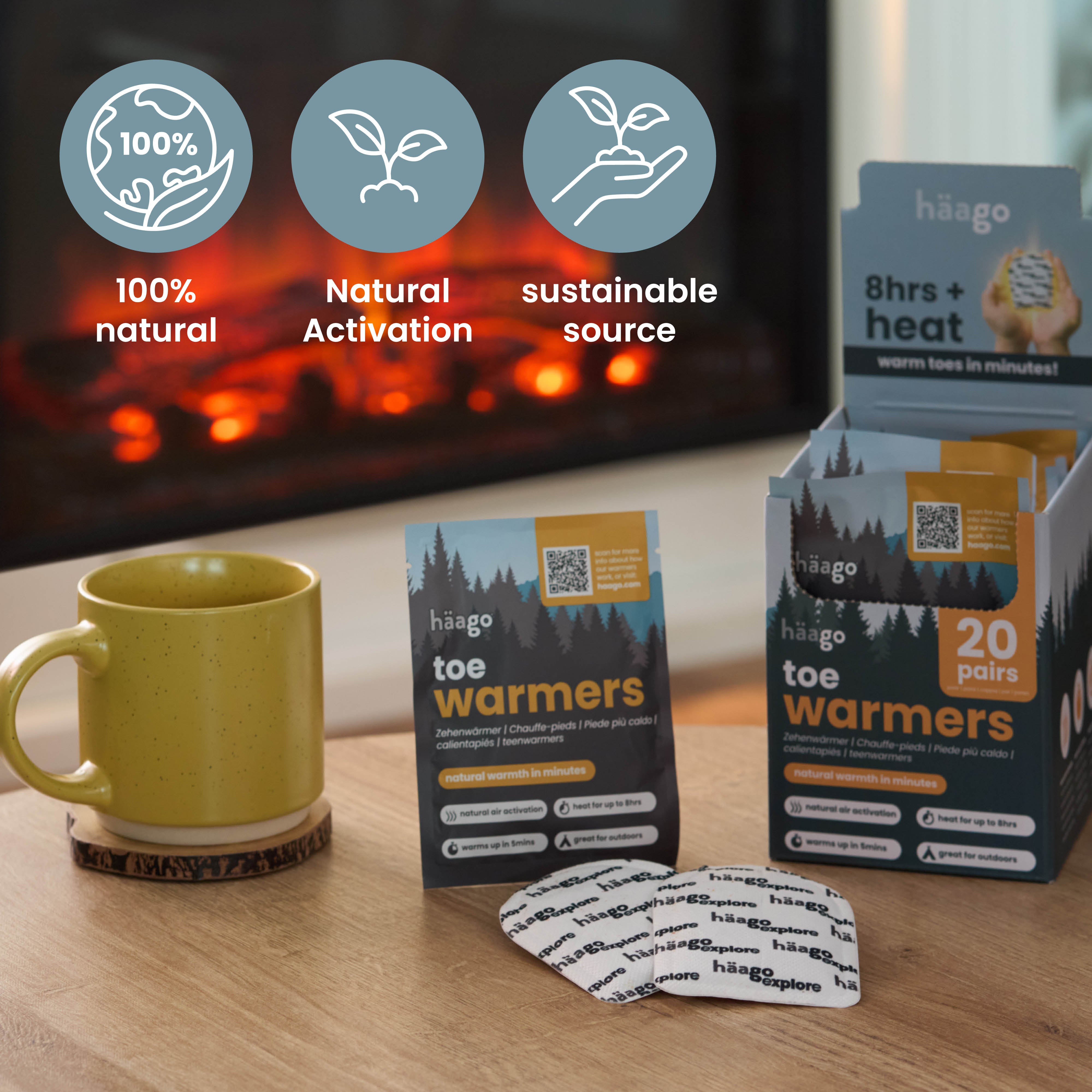 haago Foot Warmers Scaldapiedi 20 buste 10 ore