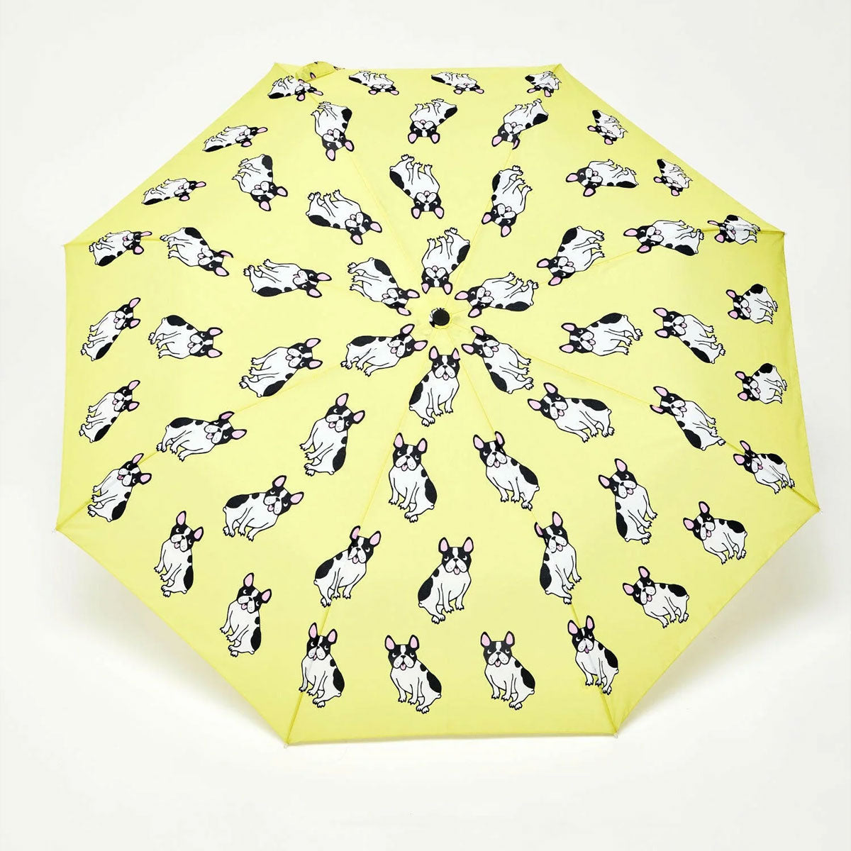 Original Duckhead French Bulldog Ombrello Giallo Compatto